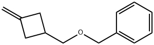 (3-メチレンシクロブチル)メトキシメチルベンゼン 化学構造式