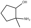 2-AMINO-2-METHYLCYCLOPENTAN-1-OL 结构式