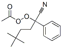 Peracetic acid 1-cyano-4,4-dimethyl-1-phenylpentyl ester Structure