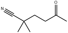 Hexanenitrile, 2,2-dimethyl-5-oxo- (9CI) Struktur