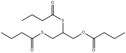 三丁酸2,3-二巯基-1-丙酯, 58428-97-0, 结构式