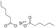 Dihexanoic acid strontium salt Struktur