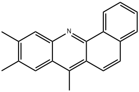 7,9,10-トリメチルベンゾ[c]アクリジン 化学構造式