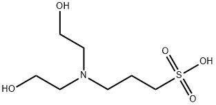 3-[bis(2-hydroxyethyl)amino]propanesulphonic acid,58431-91-7,结构式
