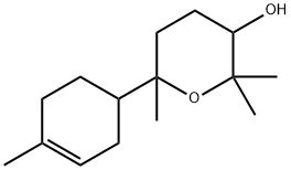 tetrahydro-2,2,6-trimethyl-6-(4-methyl-3-cyclohexen-1-yl)-2H-pyran-3-ol  Struktur