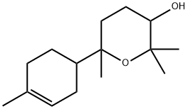 tetrahydro-2,2,6-trimethyl-6-(4-methyl-3-cyclohexen-1-yl)-2H-pyran-3-ol Structure