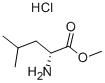 D-ロイシンメチル塩酸塩 化学構造式