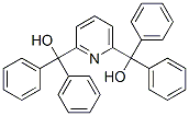 α,α,α',α'-Tetraphenyl-2,6-pyridinebismethanol Struktur