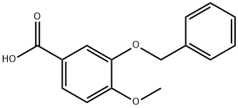 3-BENZYLOXY-4-METHOXYBENZOIC ACID Structure