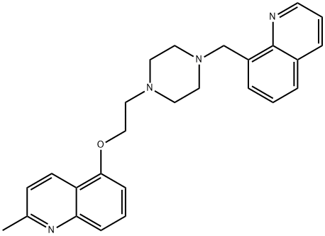 Quinoline, 2-Methyl-5-[2-[4-(8-quinolinylMethyl)-1-piperazinyl]ethoxy]- price.