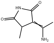 3-(1-Aminoethylidene)-4-methyl-2,5-pyrrolidinedione Struktur