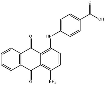 4-[(4-amino-9,10-dihydro-9,10-dioxo-1-anthryl)amino]benzoic acid,58473-41-9,结构式