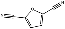 2,5-ジシアノフラン 化学構造式