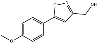 (5-(4-Methoxyphenyl)isoxazol-3-yl)methanol Structure