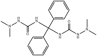 4,4'-(diphenylmethylene)bis[1,1-dimethylsemicarbazide] 结构式