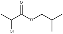 2-ヒドロキシプロパン酸2-メチルプロピル 化学構造式