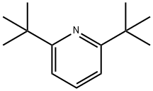 2,6-二叔丁基吡啶,585-48-8,结构式
