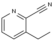 2-氰基-3-乙基吡啶,58515-54-1,结构式