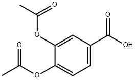3,4-双(乙酰氧基)苯甲酸,58534-64-8,结构式