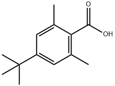 4-(叔丁基)-2,6-二甲基苯甲酸,58537-98-7,结构式