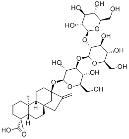 58543-17-2 (4R)-13-[(2-O-β-D-グルコピラノシル-3-O-β-D-グルコピラノシル-β-D-グルコピラノシル)オキシ]カウラ-16-エン-18-酸