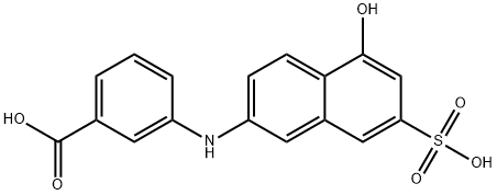 3-(5-hydroxy-7-sulfonaphthalen-2-ylamino)benzoic acid