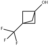 Bicyclo[1.1.1]pentan-1-ol, 3-(trifluoromethyl)- (9CI) Structure