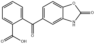 2-[(2,3-dihydro-2-oxo-5-benzoxazol-yl)carbonyl]benzoic acid|