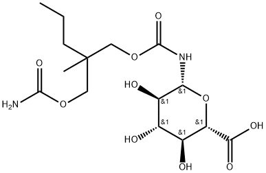 Meprobamate N-β-D-Glucuronide Struktur