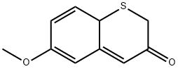 6-methoxybenzo[b]thiophen-3(2H)-one 化学構造式