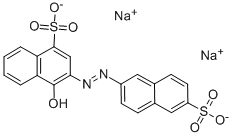 萘猩红 B, 5858-42-4, 结构式