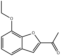 1-(7-ETHOXY-1-BENZOFURAN-2-YL)ETHANONE Structure