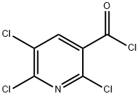 2,5,6-trichloronicotinoyl chloride 化学構造式