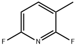 2,6-二氟-3-甲基吡啶,58584-96-6,结构式