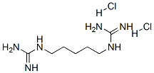 N,N'''-1,5-pentanediylbisguanidine dihydrochloride Struktur