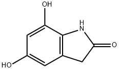 2H-Indol-2-one,1,3-dihydro-5,7-dihydroxy-(9CI) Struktur