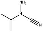 1-isopropylhydrazinecarbonitrile ,58605-87-1,结构式