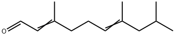 2,6-Decadienal, 3,7,9-trimethyl-,58605-97-3,结构式