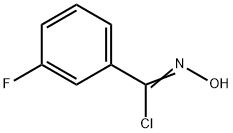 Α-氯-3-氟苯甲醛肟, 58606-42-1, 结构式