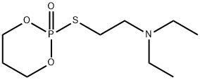 2-[[2-(Diethylamino)ethyl]thio]-1,3,2-dioxaphosphorinane 2-oxide,58607-59-3,结构式