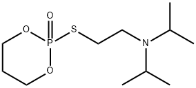 2-[[2-(Diisopropylamino)ethyl]thio]-1,3,2-dioxaphosphorinane-2-oxide Structure
