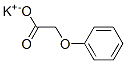 potassium phenoxyacetate Struktur