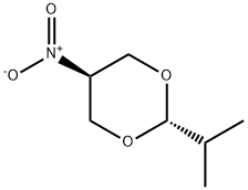 1,3-Dioxane,2-(1-methylethyl)-5-nitro-,trans-(9CI) Structure