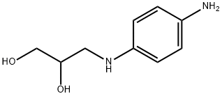 3-[(4-Aminophenyl)amino]propane-1,2-diol Structure