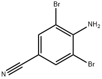 4-Amino-3,5-dibromobenzonitrile Struktur
