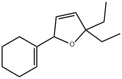 Furan, 5-(1-cyclohexen-1-yl)-2,2-diethyl-2,5-dihydro- (9CI) 结构式