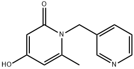 4-羟基-6-甲基-1-(吡啶-3-基甲基)吡啶-2(1H)-酮,586378-89-4,结构式