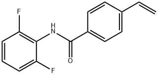 Benzamide, N-(2,6-difluorophenyl)-4-ethenyl- (9CI),586394-98-1,结构式