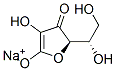 sodium (5R)-5-[(1S)-1,2-dihydroxyethyl]-3-hydroxy-4-oxo-furan-2-olate Structure