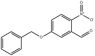 5-(BENZYLOXY)-2-NITROBENZALDEHYDE 化学構造式